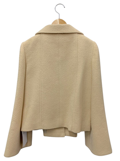 エムズグレイシー 219612 ショートコート 40 ベージュ アンゴラ混 ITH3OI6V1FLY