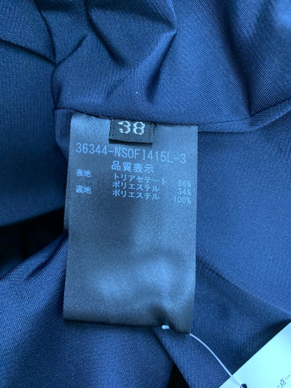 フォクシーニューヨーク Barron バロン 36344 ワンピ―ス 38 ネイビー タックフレア ITB0Y39IJ6LO 【SALE】