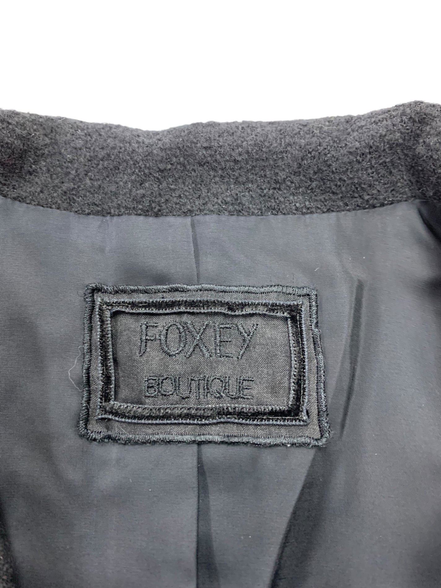 フォクシーブティック Jewel Tweed 34572 ジャケット 38 ブラック ITLTEGEG7EBS