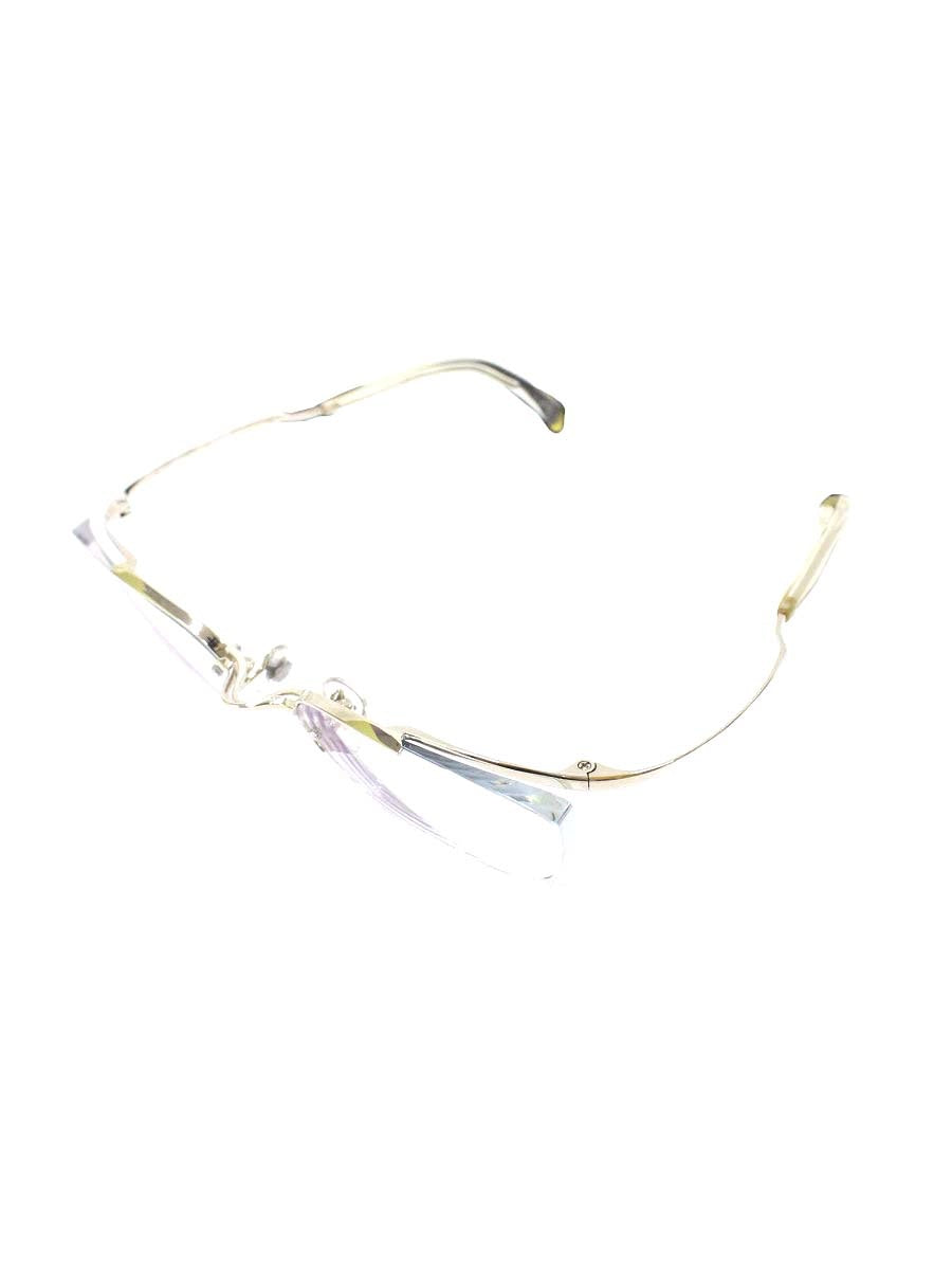 シルバーメタルフレーム ファッションメガネ アウトレット価格]幅広い世代にむけたメタルフレーム/BASIC