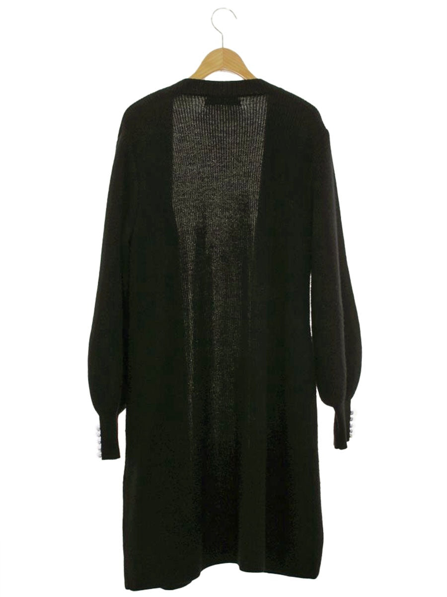 ルネ  René Limited Edition  6242920  カーディガン 34 ブラック  ロング パール ウール ITPR9GHV8Q6S