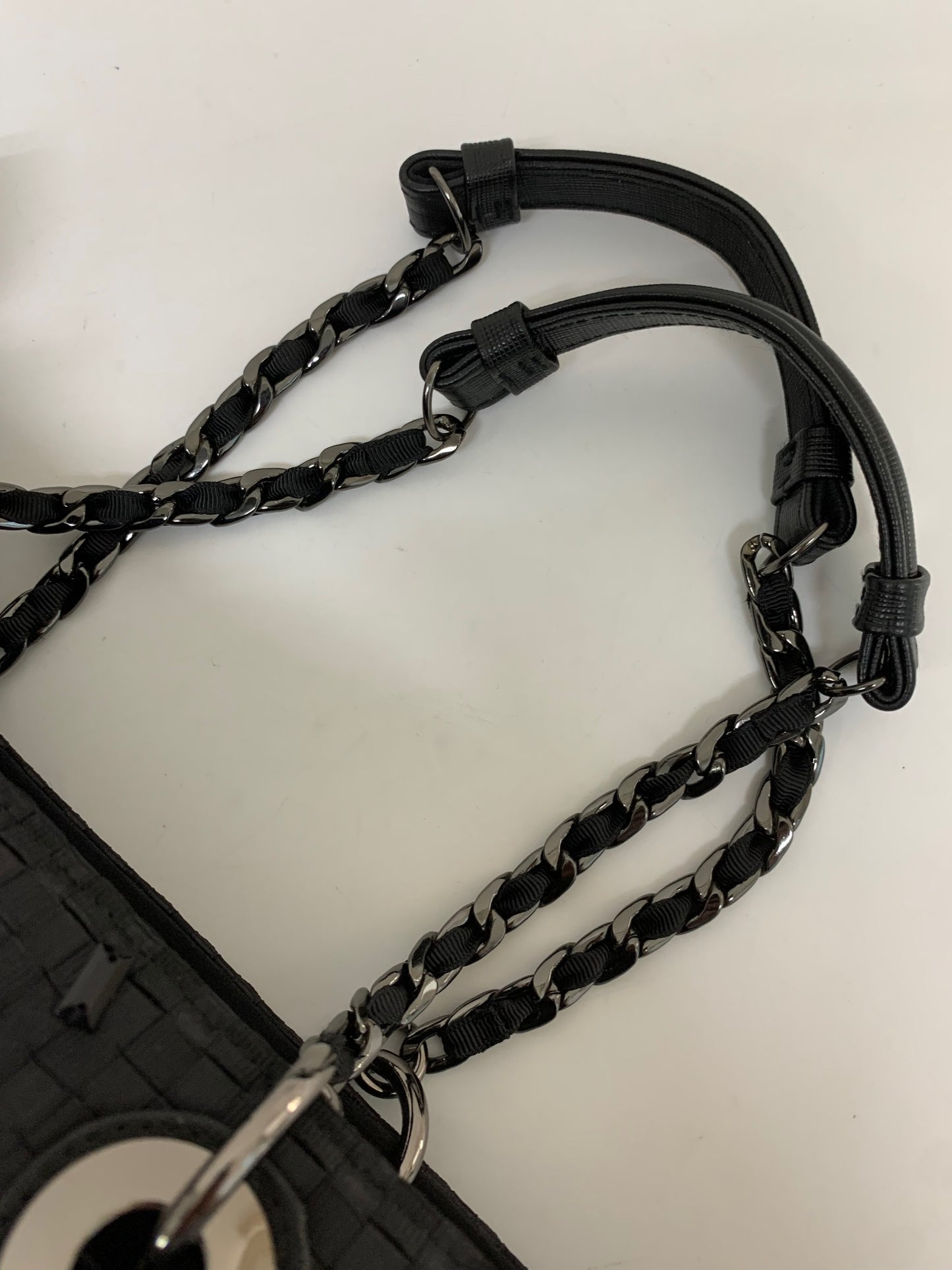 トゥービーシック W5166-145-09 ハンドバッグ ブラック リボン ビジュー IT9AJ3724SDE
