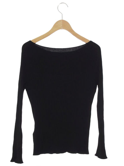 フォクシーブテック 37286 トップス 40 ブラック  Knit Tops Moon Light ITUUV5P4LQ99