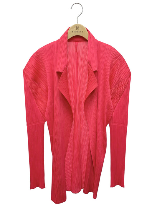 プリーツプリーズイッセイミヤケ PP43-JD626 ジャケット 3 レッド プリーツ IT3IKNTSZI0E 【SALE】