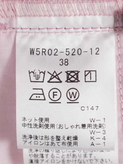 トゥービーシック W5R02-520-12 デニムパンツ 38 ピンク カラー ラインストーン ITJ8D3IHRBY0