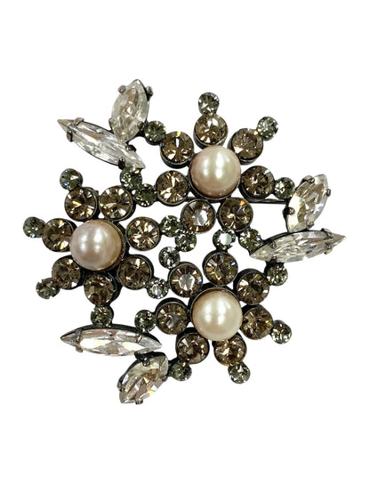 フォクシーブティック Little Garden ブローチ ピンク パール ラインストーン ITBR1BASKWYZ