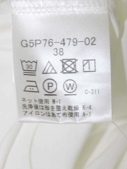 マッキントッシュロンドン G5P76-479-02 ブラウス 38 ホワイト IT4OAXN20EX4