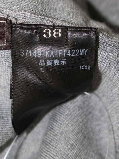 フォクシーブティック ニットトップス ボートネック 37149 セーター 38 グレー ITT5DRMIAKQ0