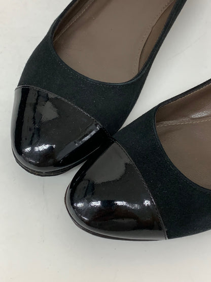 フォクシーブティック パンプス 36 ブラック エナメル スエード IT9L2S5WQH0I