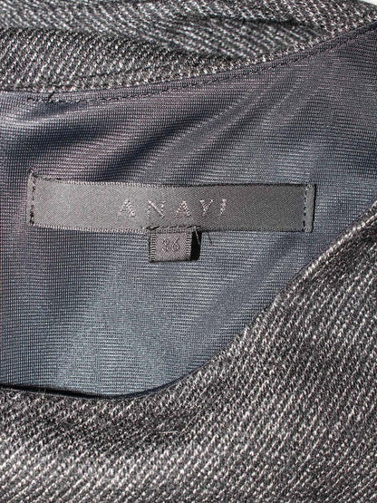 アナイ 15428-25-92-360 ワンピース 36 ブラック ウール混 IT62D9DG3NCG