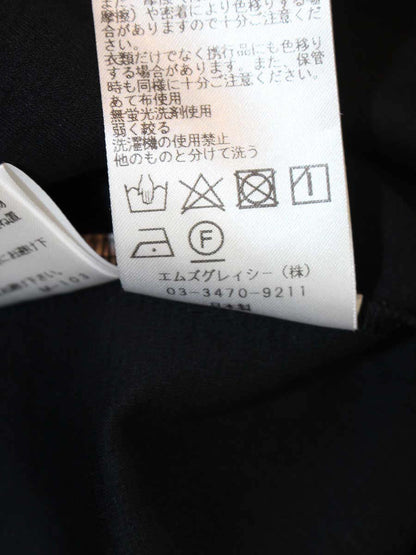 エムズグレイシー アシンメトリーショルダーカットソー 415112 38 ブラック チュールリボン ITVIVJ3BY4Q4
