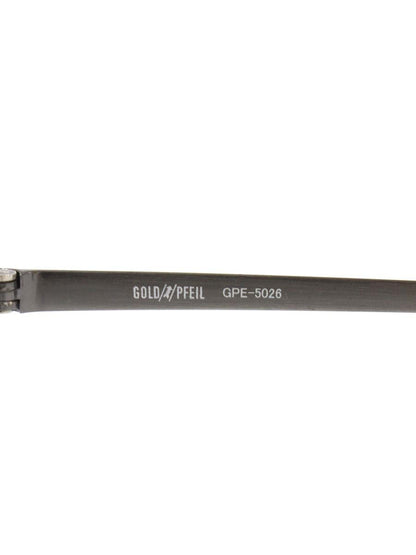 ゴールドファイル GPE5026 メガネ ブラック チタニウム ウェリントン ITH2TY1M5HZE