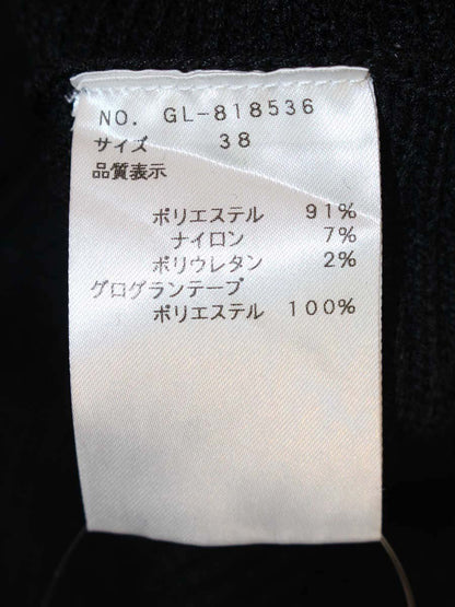 エムズグレイシー Knit Camisole 818536 ニット 38 ブラック ノースリ ITX1GSI9EI0M