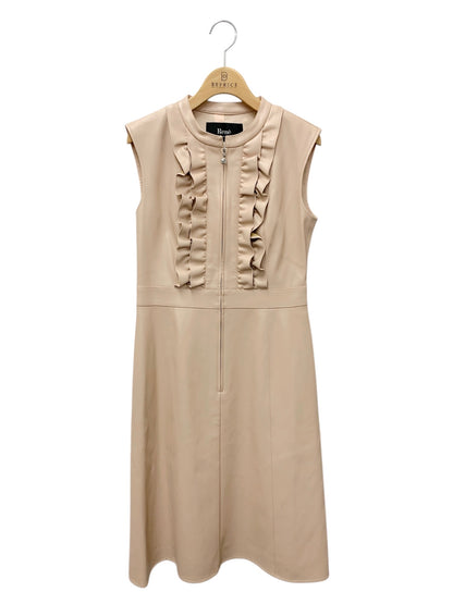 ルネ basic Eco-Leather Dress 5036200 ワンピース 36 ピンク ITSA7CBKGOIG