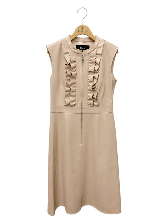 ルネ basic Eco-Leather Dress 5036200 ワンピース 36 ピンク ITSA7CBKGOIG
