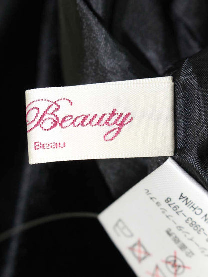 スーパービューティー スカート 42 ワインレッド ベロア レース 切替 ITLTPPT1OEG0 【SALE】