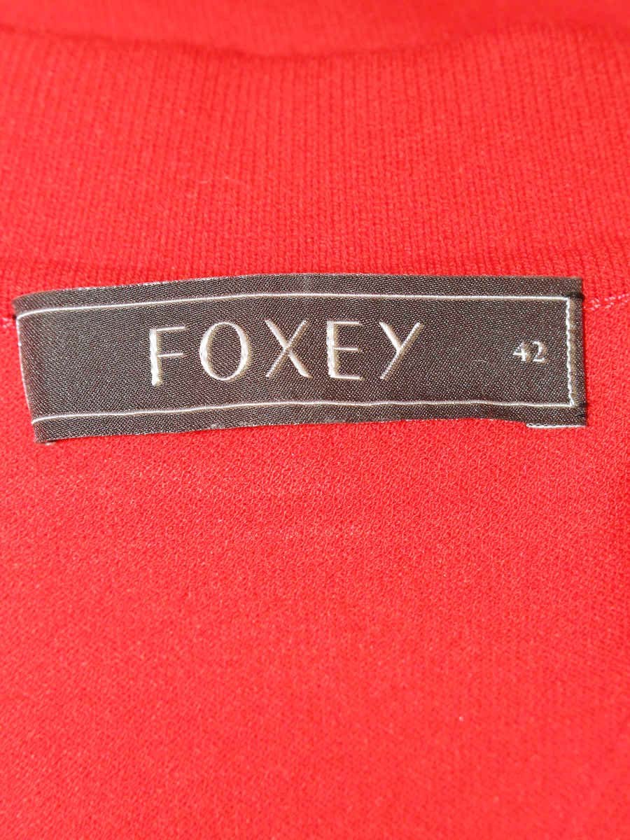 フォクシーブティック トップス クールパーフェクトポロ  28392 Tシャツ カットソー 42 レッド ITQU09729DBE