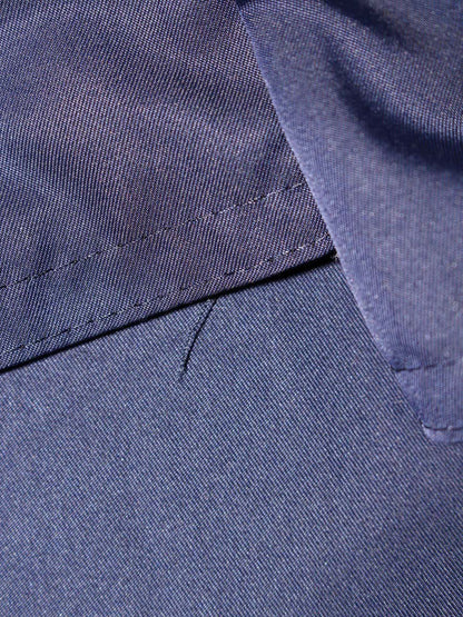 エムズグレイシー 317305 スカート 38 ネイビー タックフレア ITZU2K29BKI4