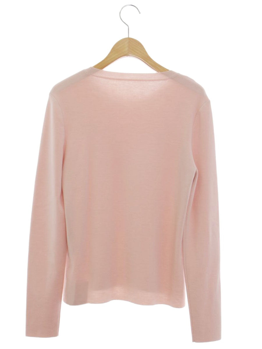 【美品】フォクシー ニット セーター 薄手ウール100％ ライトピンク ☆【美品】フォクシー ニット セーター 薄手ウール100％ ライトピンク