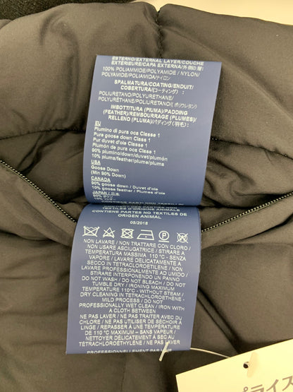 ヘルノ PI0848D 39601 ダウンコート 38 ブラック 切替 ジップアップ ITYB9YPUEPCY