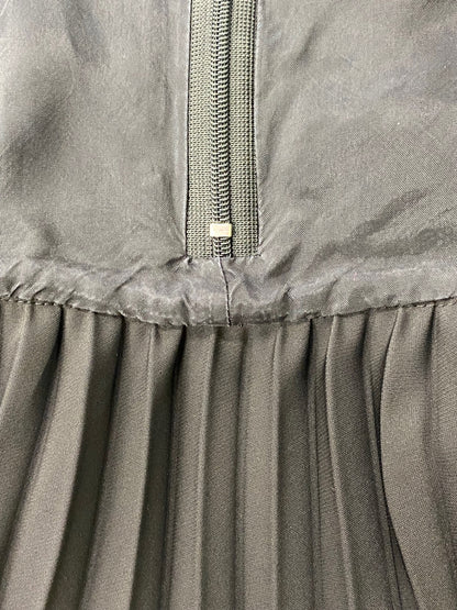 アディアム 38720 ワンピース 0 ブラック dress プリーツ ITYAX85VBH40