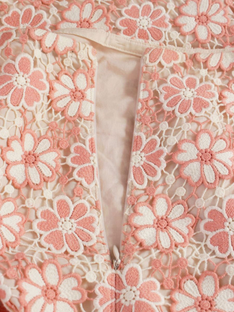 トッカ OPTOCM0410 ワンピース 0 ピンク フラワーモチーフ ITLWE0RIJYT2