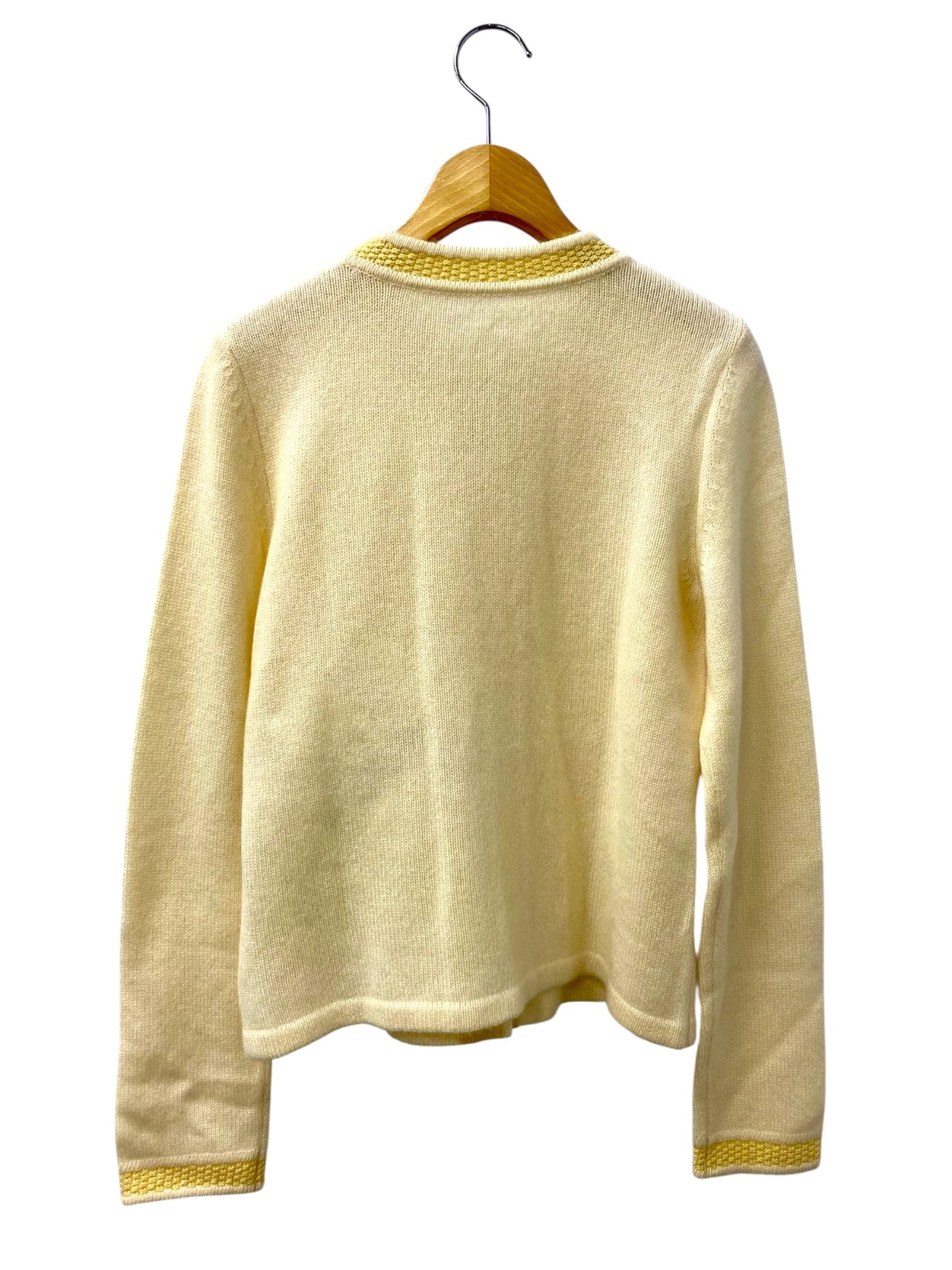 フォクシーブティック Bicolove 33767 40 アイボリー カシミヤ カーディガン ITGXXSDMK01C