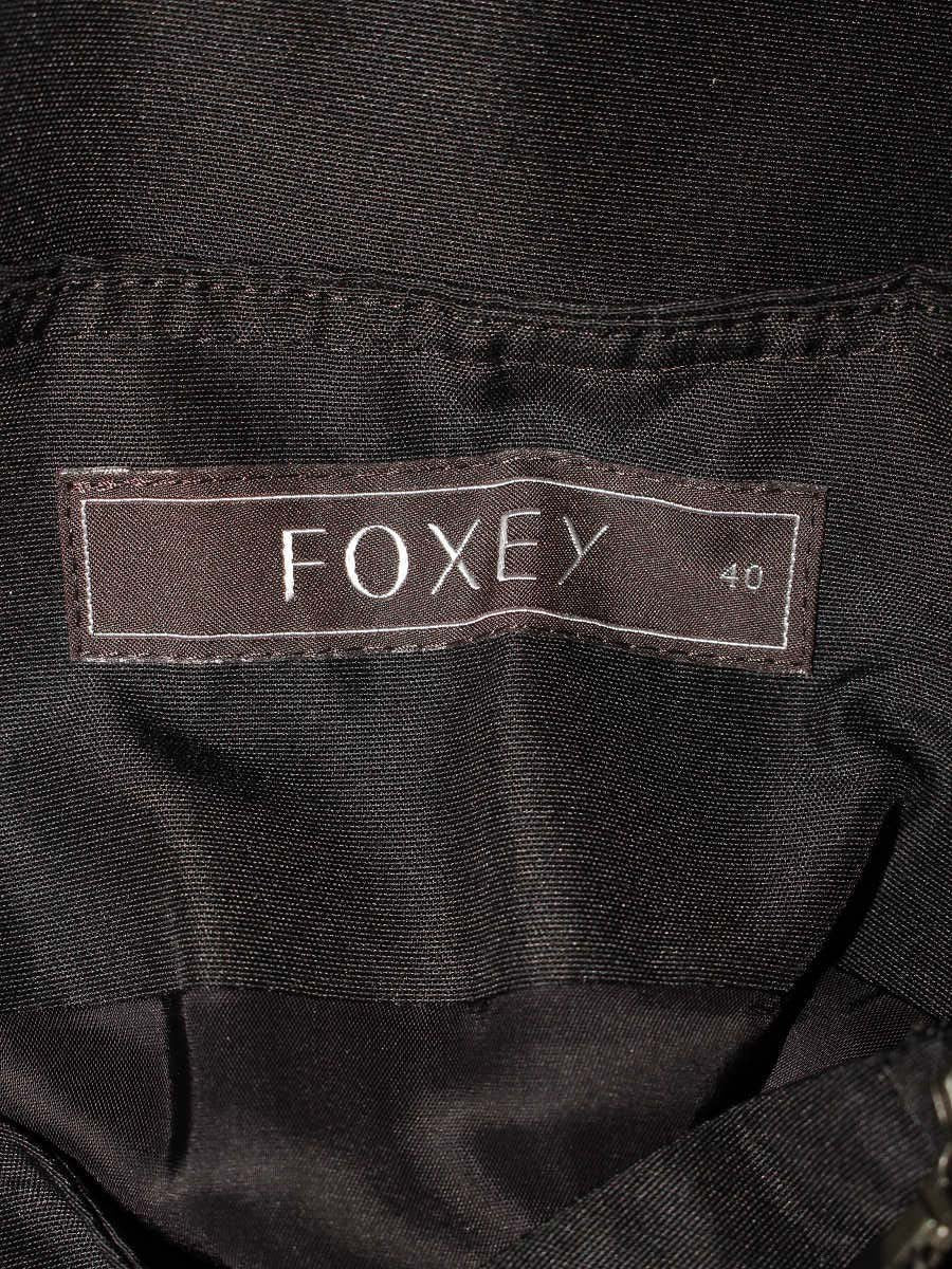 フォクシーブティック 26622 スカート 40 ブラック リボン ITNMMX63ETOY 【SALE】