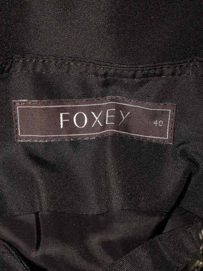 フォクシーブティック 26622 スカート 40 ブラック リボン ITNMMX63ETOY 【SALE】