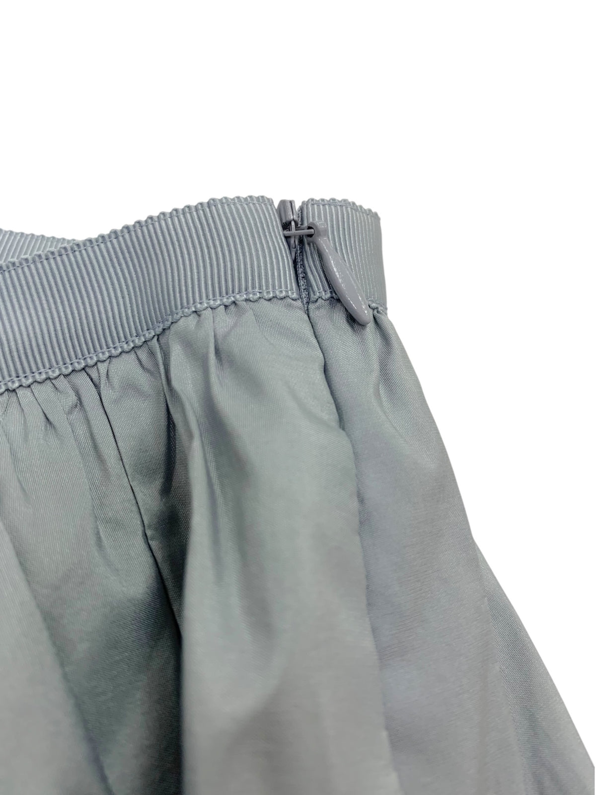 フォクシー FOXEY 43712 Skirt Paefait ティアード ロングスカート 38 ライトブルー ITLXLJW8F408