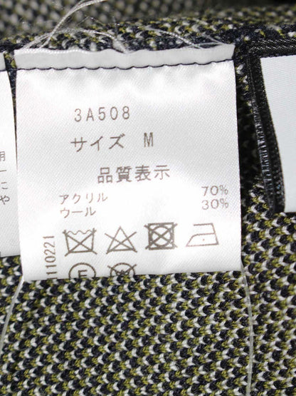 セブンテンバイミホカワヒト 3A508 ワンピース M ネイビー ニット フラワーモチーフ ITYU64O8XTFW