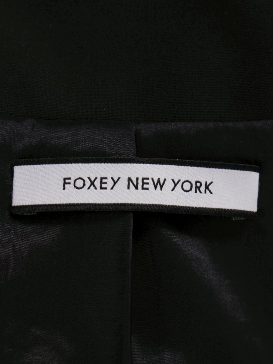 フォクシーニューヨーク ジャケット タキシードクッション エブリデイ 33712 40 ブラック ITT8JOH030E5