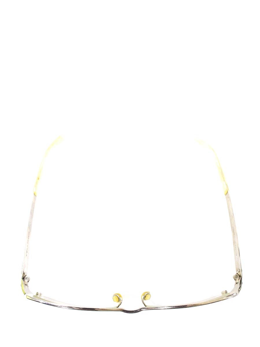 イエローズプラス メガネ ホワイト スクエア ITZUX9I1ECLS 【SALE】