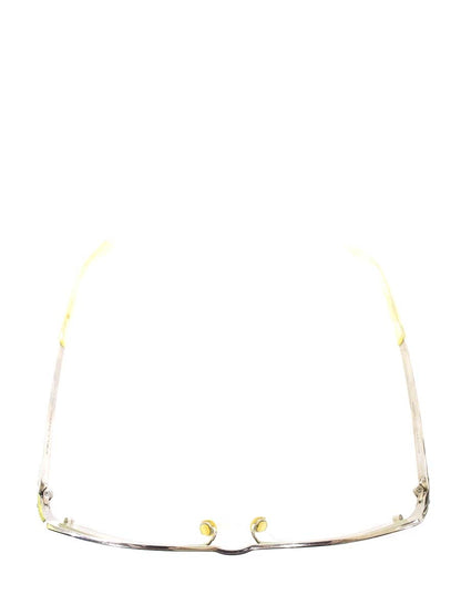 イエローズプラス メガネ ホワイト スクエア ITZUX9I1ECLS 【SALE】