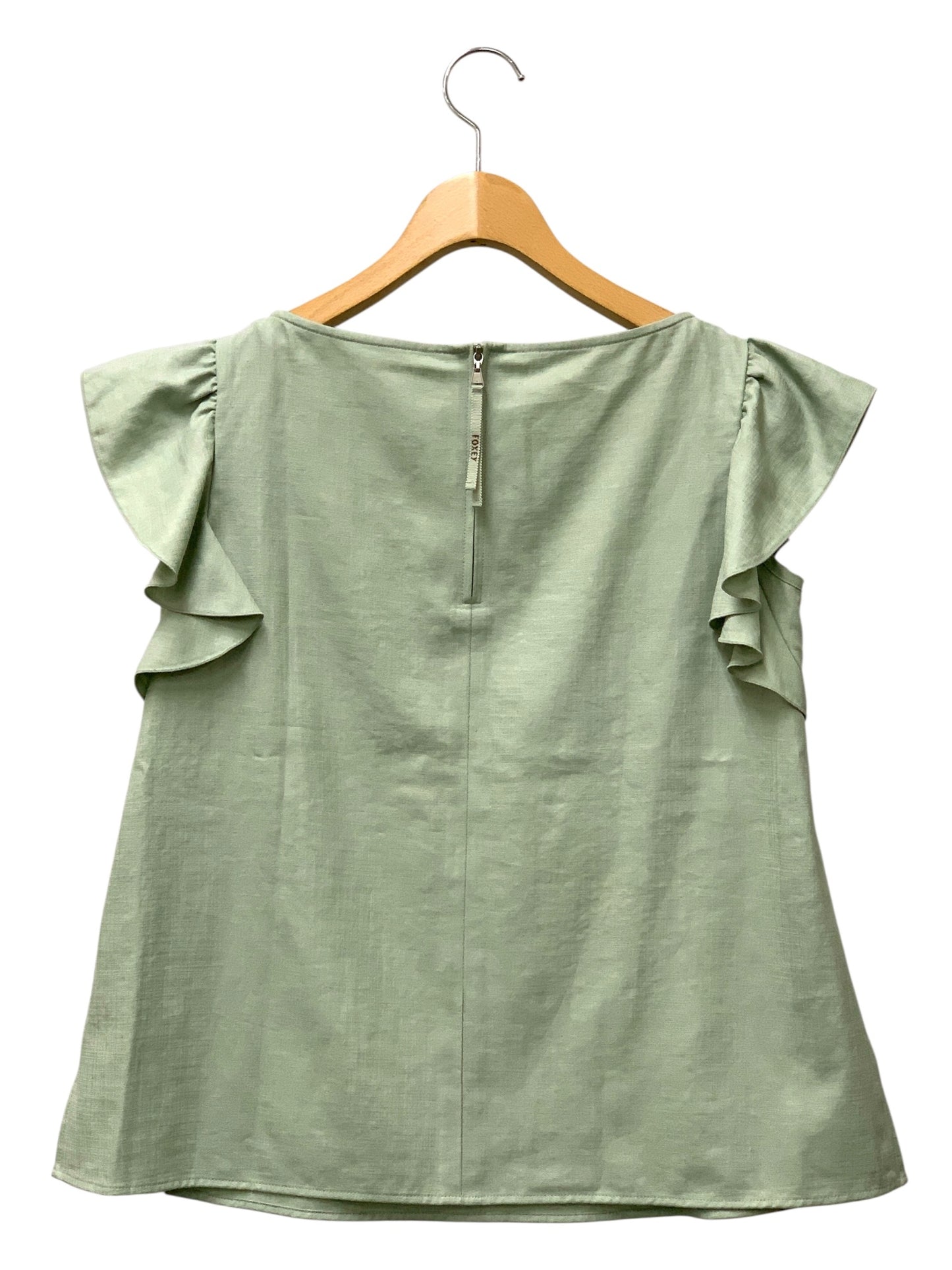 フォクシーニューヨーク Bellflower Sleeve Tops 40612 トップス カットソー 38 グリーン ITEYI64QA6LC