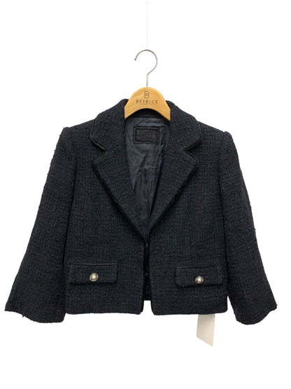 フォクシーブティック ジャケット グレース 37621 38 ネイビー ツイード ITDMDITGXMVA