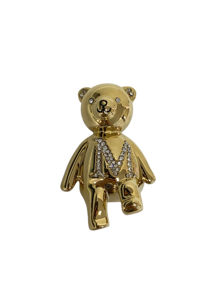 マックスマーラ ブローチ ゴールド テディベア ロゴM ラインストーン ITNIY0ZZ4HOU