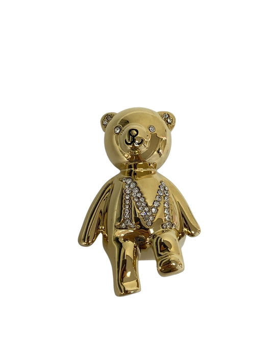 マックスマーラ ブローチ ゴールド テディベア ロゴM ラインストーン ITNIY0ZZ4HOU