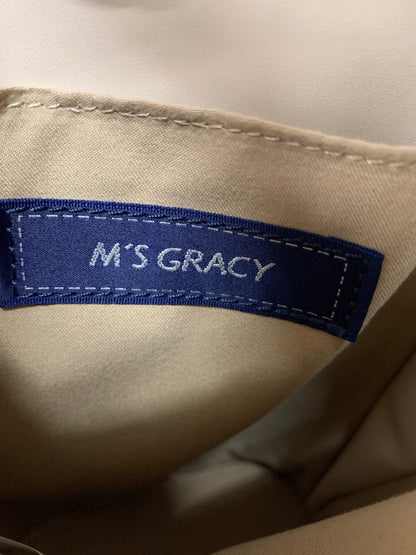 エムズグレイシー リボン付きスモール 394509 ショルダーバッグ ベージュ ITOXL0S4OUFU