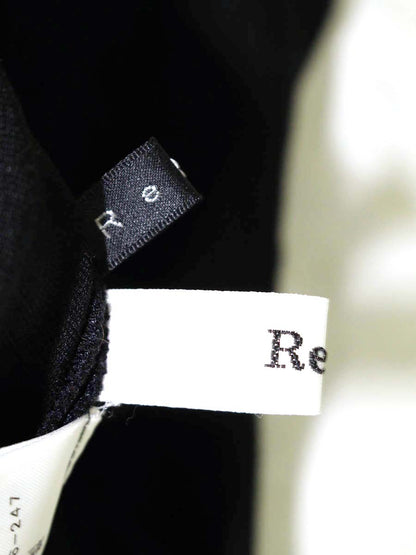 ルネ relax 6637030 パンツ 34 ブラック ストレッチ ワイド ITIJXMC5ERUW 【SALE】