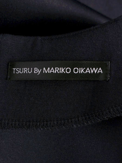 ツルバイマリコオイカワ 2230530 スウェット F ネイビー パフスリーブ ショート丈 ITFO0KSXECYG