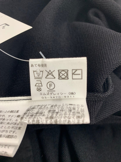 エムズグレイシー ニット 518503 38 ブラック 袖シアー ITJ1WWB9IJKS