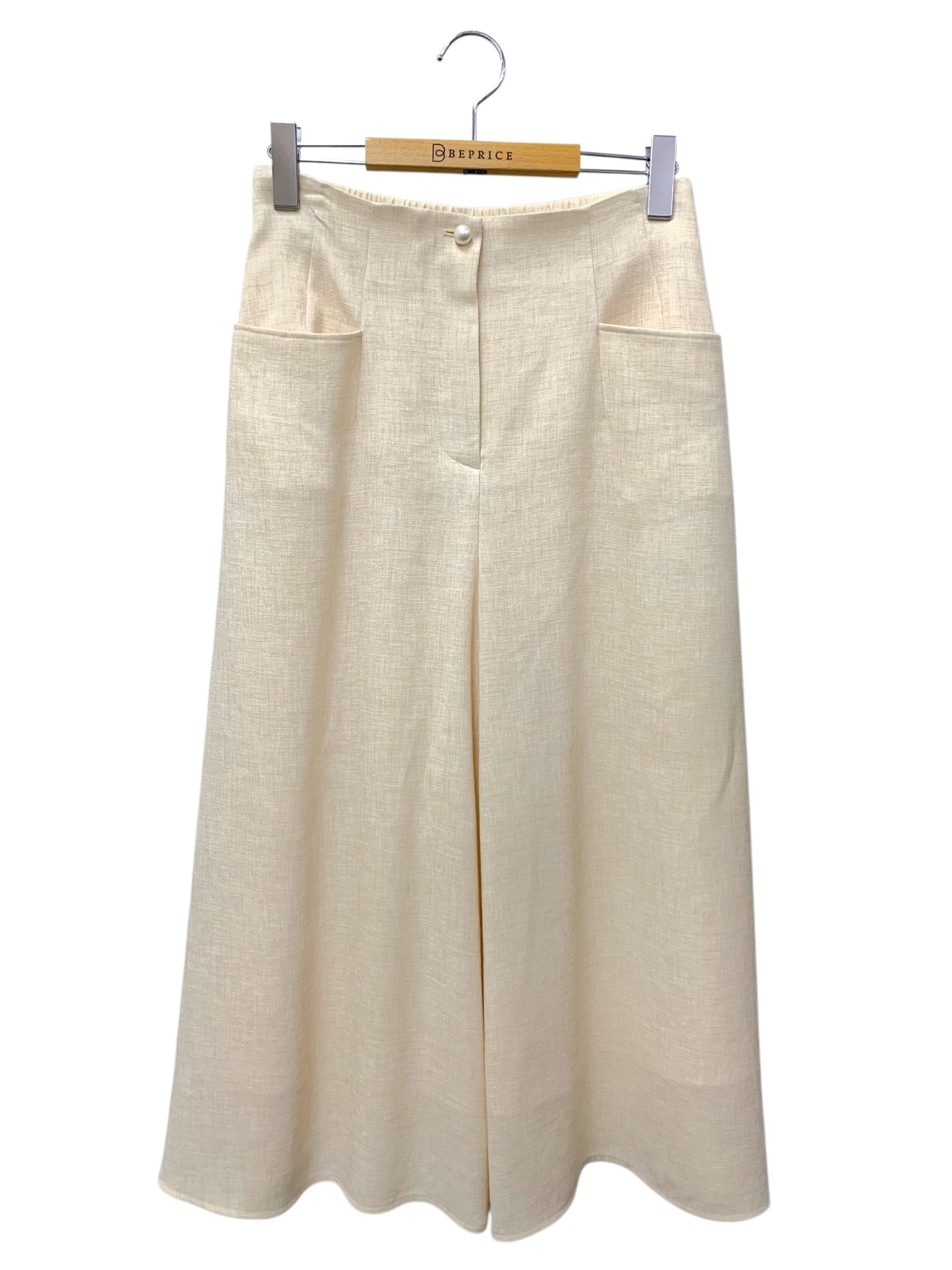 ルネ 5325020 パンツ 38 ベージュ ワイド ウエストギャザー IT95BJNXP53K