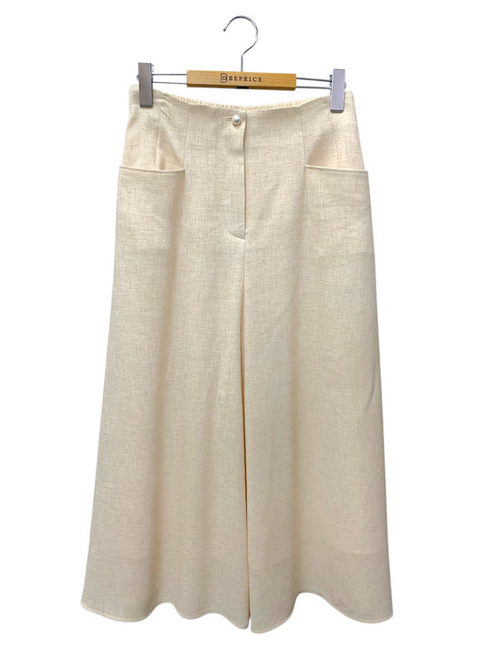 ルネ 5325020 パンツ 38 ベージュ ワイド ウエストギャザー IT95BJNXP53K