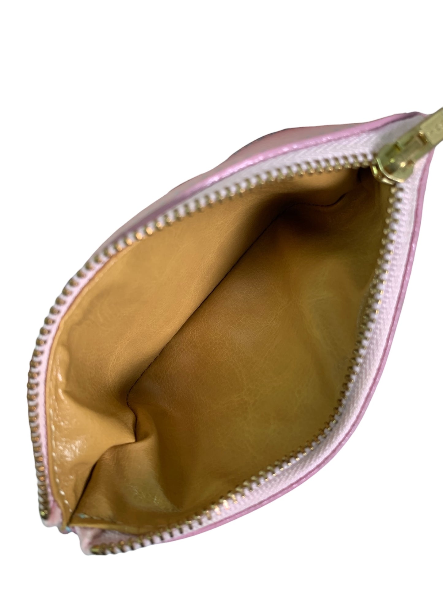 キタムラ がま口財布 ピンク ジップ レザー ITJSSKMJUG3G