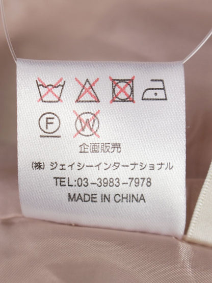 スーパービューティー スカート 42 ベージュ カットワークレース 刺繍 ITR2BBWI7HFC