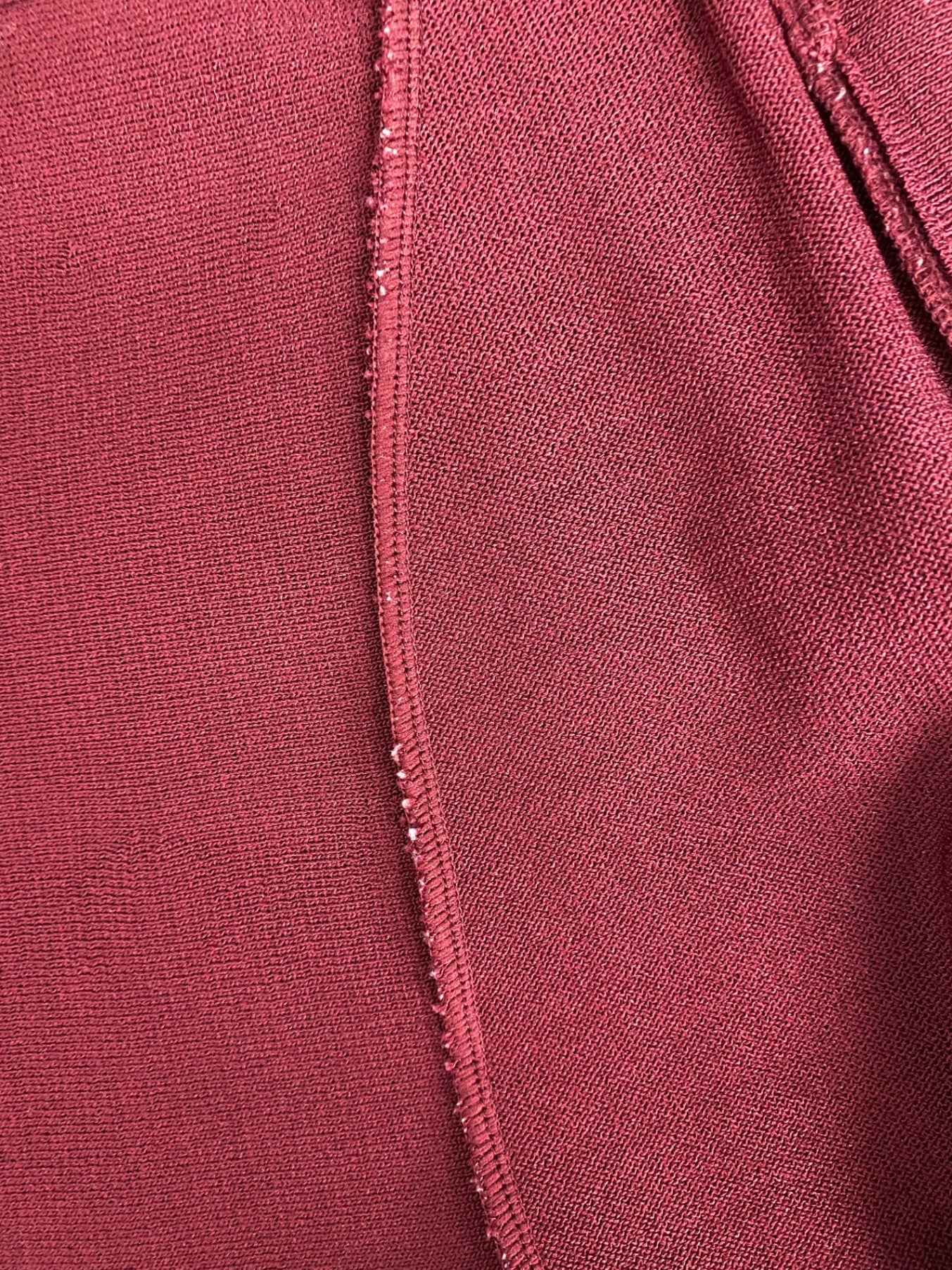 トゥービーシック W5F01-605-39  ワンピース 40 ワインレッド ニット フロントジッパー ITQBF62LCMZY