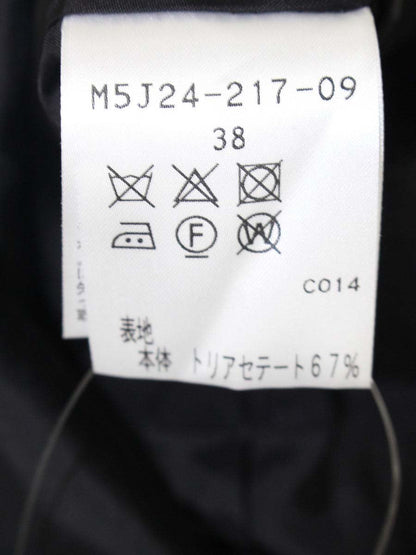 エポカ M5J24-217-09 ワンピース 38 ブラック 半袖 IT1ZDULHRGK8