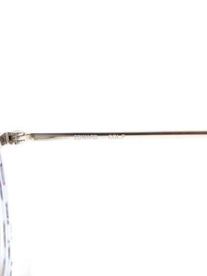 ミスタージェントルマン EDWARD COL.P メガネ シルバー/ブルー メタルフレーム フルリム クラウンパント ITV4JIH2YMBO 【SALE】