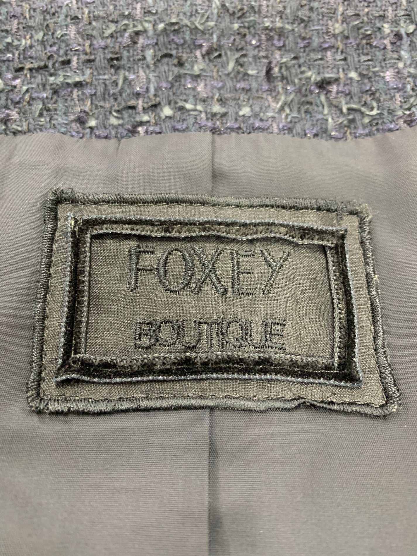 フォクシーブティック クラシックツイード 35283 ジャケット 40 ネイビー IT5VBMVVTZK0